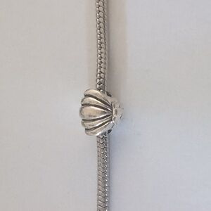 Silver Seashell‎ Charm for Pandora Style Bracelet